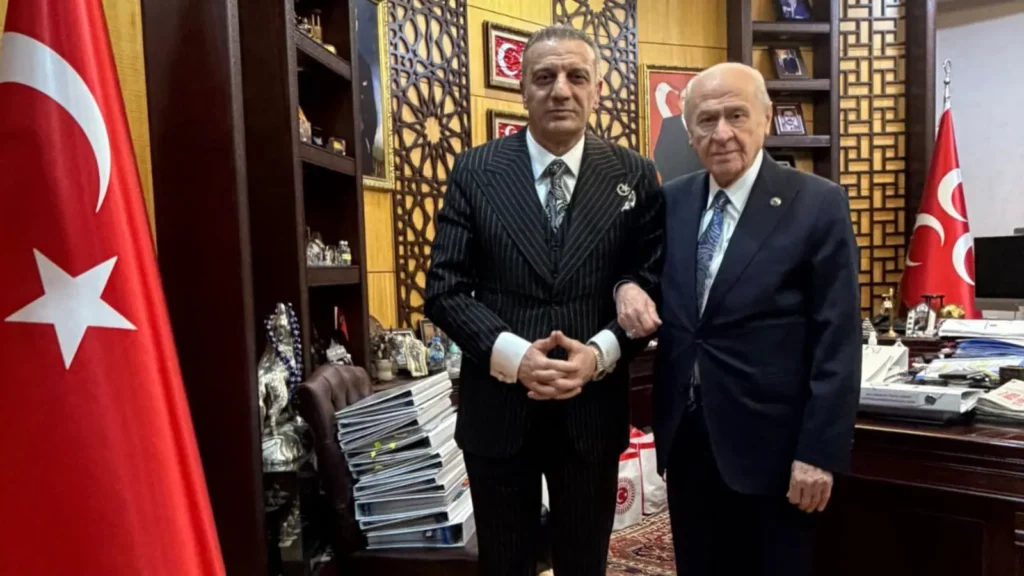 Tahliye Edilen Selahattin Yılmaz MHP Lideri Devlet Bahçeli ile Görüştü