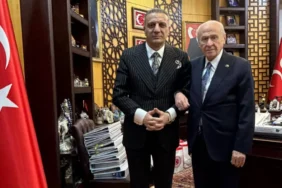 Tahliye Edilen Selahattin Yılmaz MHP Lideri Devlet Bahçeli ile Görüştü