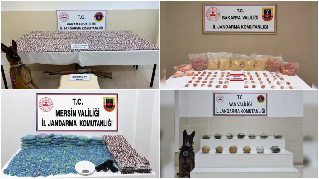 İçişleri Bakanlığı duyurdu: 35 ildeki uyuşturucu operasyonlarında 172 kişi tutuklandı