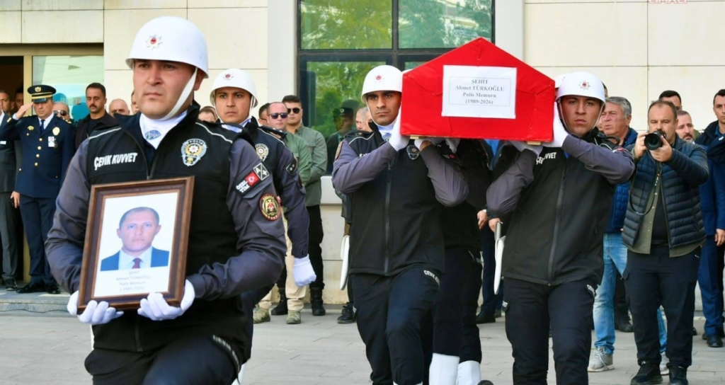 Şehit Polis Memuru Ahmet Türkoğlu İçin Ankara Emniyetinde Tören Düzenlendi