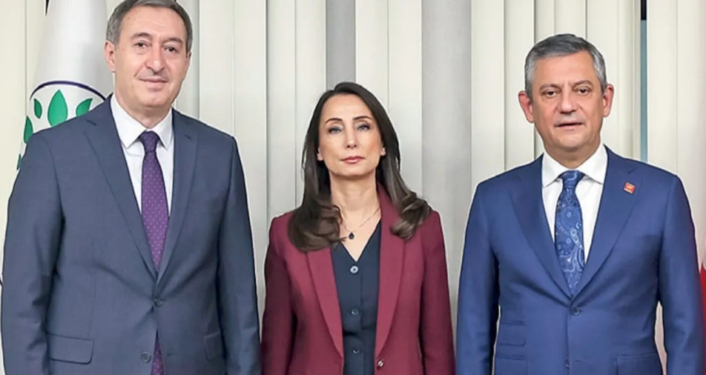 DEM Parti Eş Genel Başkanları Yeni Parti Lideri Özgür Özel ile Görüşüyor
