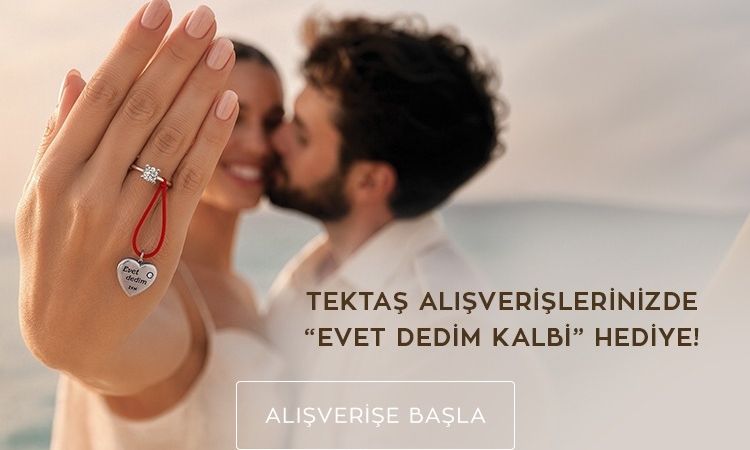 Zen Pırlanta Tektaş Alışverişlerinde Çift Taraflı Özel Kalp Tasarımı Hediye Ediyor
